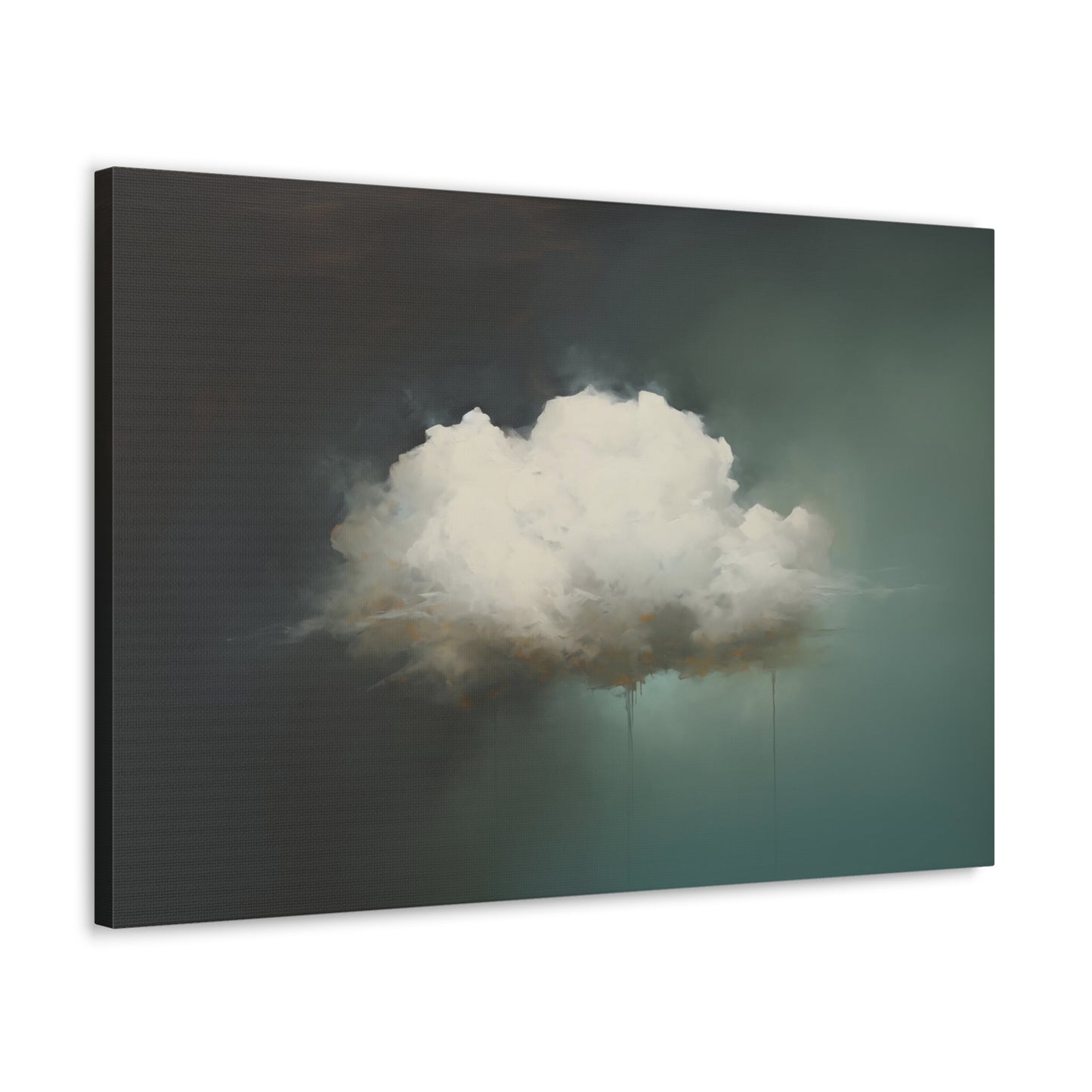 Impressionist Large Moody Cloud - Digital Painting Canvas Art