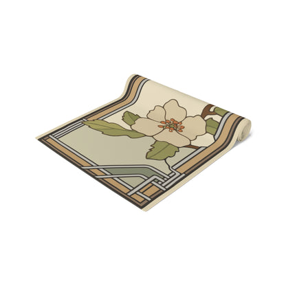 Art Nouveau Hawthorn - Number 2 - Flower Table Runner - Frank Lloyd Wright Inspired