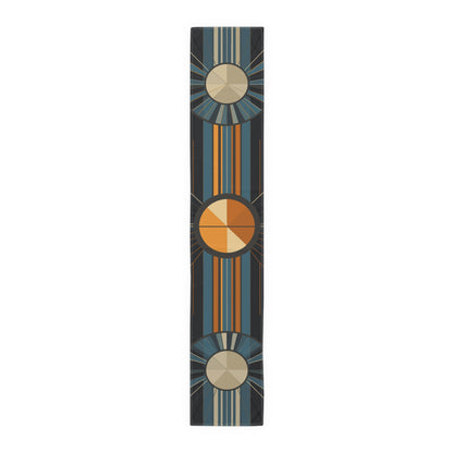 The Deco Zenith - Table Runner - Art Deco - Frank Lloyd Wright Inspired Art Deco - Gift for Art Deco Lovers - Gift for Architects - v2MWM