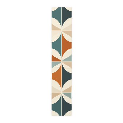 Verdant Array - Art Nouveau Inspired Table Runner - Mid Century Modern Design - Retro Design - Frank Lloyd Wright Inspired Design - v2MWM