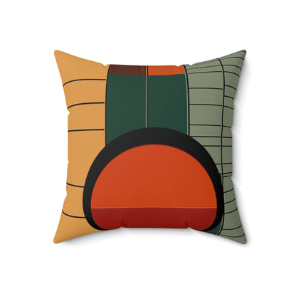 Sunset over the City - Geometric Pillow - Mission Style Decor, Craftsman Home Accent, Frank Lloyd Wright Inspired, Art Nouveau Design, Arts and Crafts Bungalow Art, Architect Gift Idea